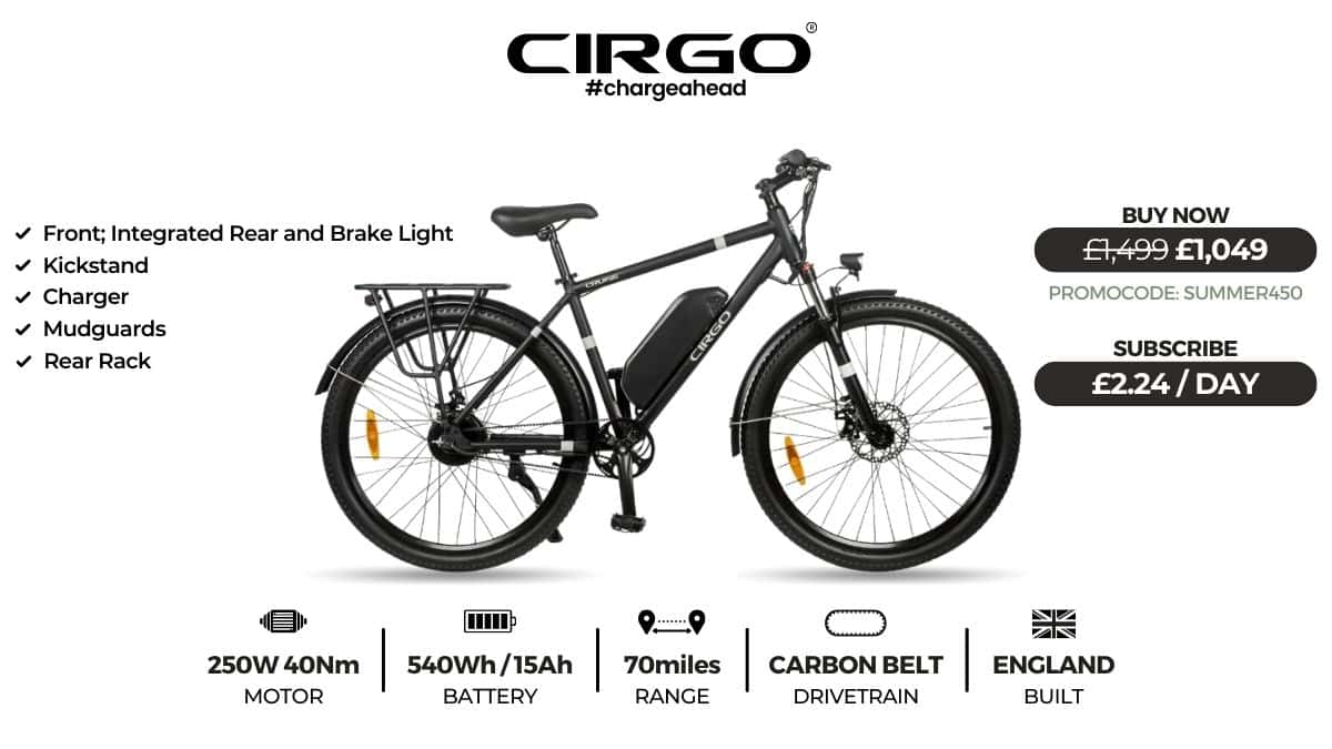 CIRGO Electric Bicycle Return Policy